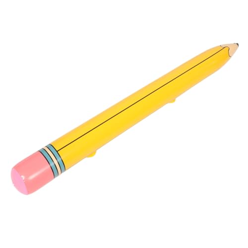 PERSELOSO Großer Aufblasbarer Bleistift aus PVC Dekoration für Klassenzimmer und Geburtstagsfeiern Lustiger Aufblasbarer Bleistiftballon Leicht und Tragbar mit Charmantem Design Einfach zu PERSELOSO Großer Aufblasbarer Bleistift aus PVC Dekoration für Klassenzimmer und Geburtstagsfeiern Lustiger Aufblasbarer Bleistiftballon Leicht und Tragbar mit Charmantem Design Einfach zu von PERSELOSO