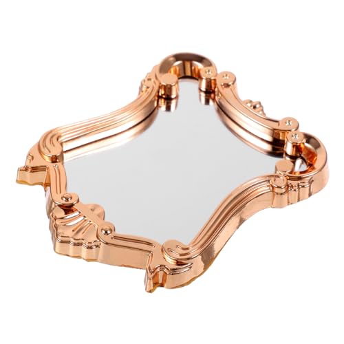 PERSELOSO Häuser Miniatur Puppe Winzig Dekoration Mini Spiegel Vintage-deko Modelle Wandspiegel Vintage Mini-Spiegel Stellen Sie Sich Vor, Sie Ornamente Plastik von PERSELOSO