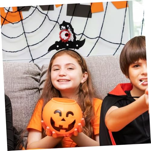 PERSELOSO Halloween Haarreif Hexenhut mit Leuchtendem Augenball Originelles Halloween Kopfschmuck für Frauen Modisches Party Accessoire und Cosplay Stirnband für Kostüme und Feierlichkeiten PERSELOSO Halloween Haarreif Hexenhut mit Leuchtendem Augenball Originelles Halloween Kopfschmuck für Frauen Modisches Party Accessoire und Cosplay Stirnband für Kostüme und Feierlichkeiten von PERSELOSO