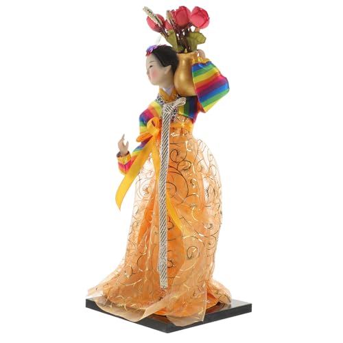 PERSELOSO Koreanische Hanbok-Puppe Zum Sammeln Dekorative Traditionelle Koreanische Hanbok-Figur Für Den Weltraum Zufälliger Stil von PERSELOSO
