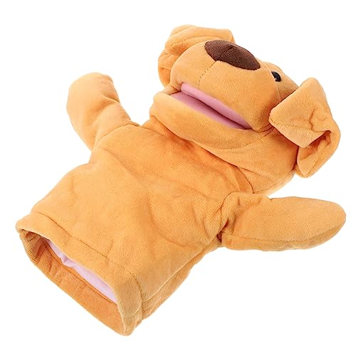 PERSELOSO Handpuppe Hund Kuscheltier im Cartoon Stil für Puppenspieltheater aus Hochwertigem Interaktives Kreativität und Familienbindung PERSELOSO Handpuppe Hund Kuscheltier im Cartoon Stil für Puppenspieltheater aus Hochwertigem Interaktives Kreativität und Familienbindung von PERSELOSO