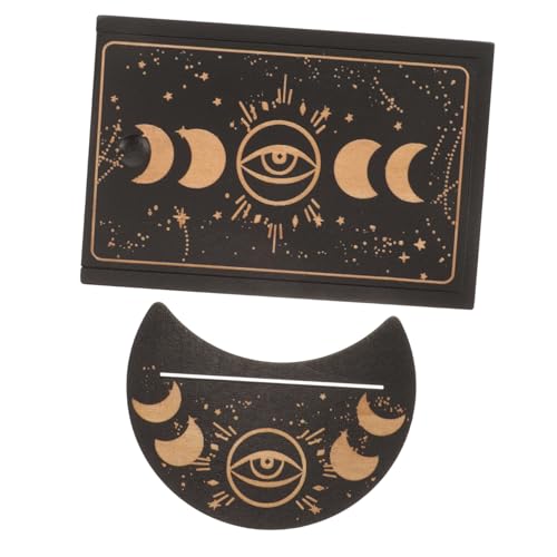 PERSELOSO Holz Tarot Kartenbox mit Ständer Dekorativer Tarot Halter für Karten Leicht und Tragbar Kompatibel mit Verschiedenen Tarotmarken für Tarotliebhaber PERSELOSO Holz Tarot Kartenbox mit Ständer Dekorativer Tarot Halter für Karten Leicht und Tragbar Kompatibel mit Verschiedenen Tarotmarken für Tarotliebhaber von PERSELOSO