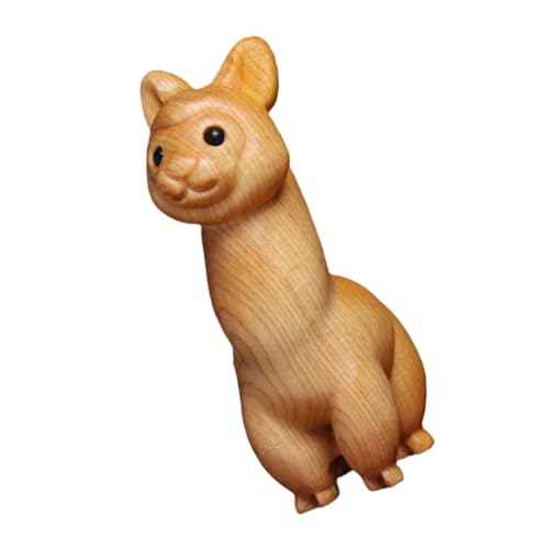 PERSELOSO Holzgeschnitzte Alpaka Tierfigur Alpaka Figuren Alpaka Dekorationen Tierdekor Tierminiaturfiguren Schreibtisch Alpaka Ornament Alpaka Schmuck Tierhandwerk Holz Khaki PERSELOSO Holzgeschnitzte Alpaka Tierfigur Alpaka Figuren Alpaka Dekorationen Tierdekor Tierminiaturfiguren Schreibtisch Alpaka Ornament Alpaka Schmuck Tierhandwerk Holz Khaki von PERSELOSO