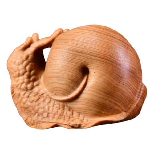 PERSELOSO Holzschneckendekoration Süße Schneckenfigur Schneckenskulptur Tierdekor Aus Holz Kleines Tierdekor Schnecken-Desktop-Ornament Statue Der Gartenschnecke Light Brown Hölzern PERSELOSO Holzschneckendekoration Süße Schneckenfigur Schneckenskulptur Tierdekor Aus Holz Kleines Tierdekor Schnecken-Desktop-Ornament Statue Der Gartenschnecke Light Brown Hölzern von PERSELOSO