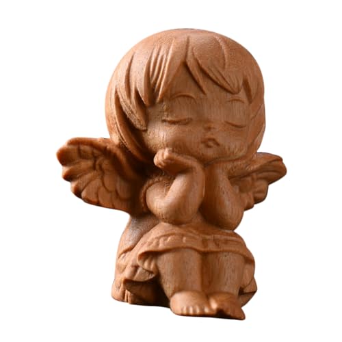 PERSELOSO Holzschnitzerei Modell Gartenengel Statue Engel Statue Für Gartenengel Figuren Kleine Engel Aus Holz Zum Basteln Gartenengel Statue Für Draußen Mini Schreibtisch Ornament PERSELOSO Holzschnitzerei Modell Gartenengel Statue Engel Statue Für Gartenengel Figuren Kleine Engel Aus Holz Zum Basteln Gartenengel Statue Für Draußen Mini Schreibtisch Ornament von PERSELOSO