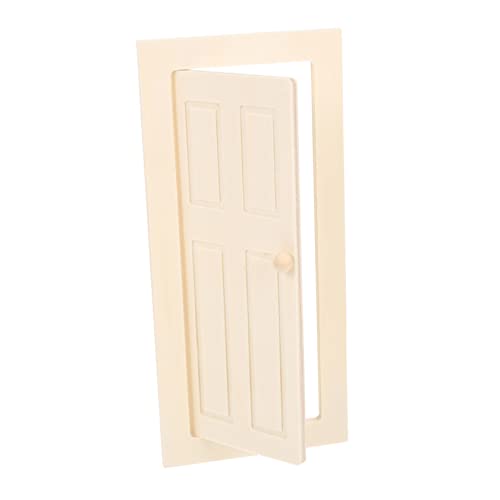 PERSELOSO Holztür Modell Für Puppenhaus Unlackierte DIY Haustür Für Kreative Bastelprojekte Als Zubehör Für Puppenhausmöbel Und Dekoration PERSELOSO Holztür Modell Für Puppenhaus Unlackierte DIY Haustür Für Kreative Bastelprojekte Als Zubehör Für Puppenhausmöbel Und Dekoration von PERSELOSO