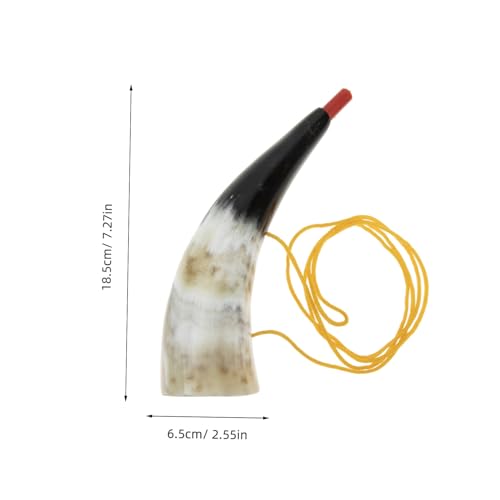 PERSELOSO Hornspielzeug aus Ochsenhorn Zufällige Farbe Anfänger Windinstrument für Einzigartiger Leicht und Tragbar für Fantasievolles PERSELOSO Hornspielzeug aus Ochsenhorn Zufällige Farbe Anfänger Windinstrument für Einzigartiger Leicht und Tragbar für Fantasievolles von PERSELOSO