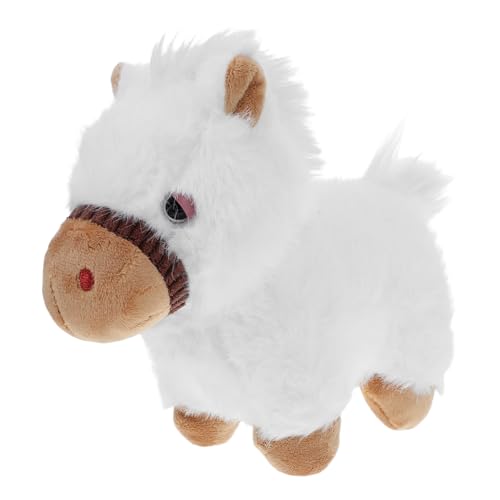 PERSELOSO Jahr des Pferdes Kuscheltier Weiches Weißes Stofftier für Frühlingsfest Dekoration Charmantes PERSELOSO Jahr des Pferdes Kuscheltier Weiches Weißes Stofftier für Frühlingsfest Dekoration Charmantes von PERSELOSO