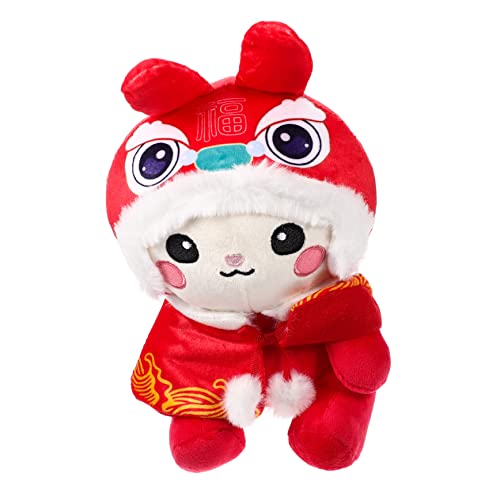 PERSELOSO Kaninchenpuppe Plüschhase Maskottchenspielzeug Neujahrsdekoration Hase Plüschpuppe Kaninchen Plüschtier Hase Plüschmaskottchenspielzeug Neujahrsbedarf PERSELOSO Kaninchenpuppe Plüschhase Maskottchenspielzeug Neujahrsdekoration Hase Plüschpuppe Kaninchen Plüschtier Hase Plüschmaskottchenspielzeug Neujahrsbedarf von PERSELOSO