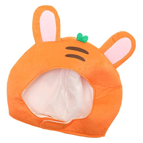PERSELOSO Karotten Kopfbedeckung Hasenmütze Kostüm Ohren Will Bunny Rabbit Süße Hasenohrmütze Für Gefüllte Lustige Mütze Hasenohr Beanie Hasenmütze Hasenkappe Partyhüte Plüsch PERSELOSO Karotten Kopfbedeckung Hasenmütze Kostüm Ohren Will Bunny Rabbit Süße Hasenohrmütze Für Gefüllte Lustige Mütze Hasenohr Beanie Hasenmütze Hasenkappe Partyhüte Plüsch von PERSELOSO
