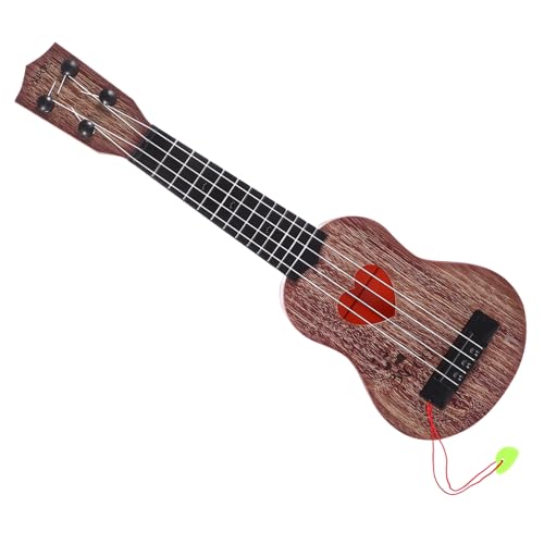 PERSELOSO Kindergitarre aus Holz für Anfänger Ukulele für Kleinkinder für Jungen und Mädchen Fördert Musikalische und Motorische Fähigkeiten von PERSELOSO