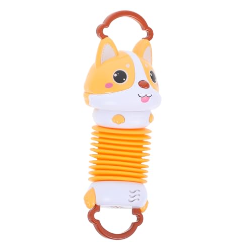 PERSELOSO Kinderspielzeug Handspielinstrument mit Cartoon Hundedesign Musikinstrument für Junge Mädchen von Jahren Kognitiven Fähigkeiten und Motorik Ergonomisch und Sicher von PERSELOSO
