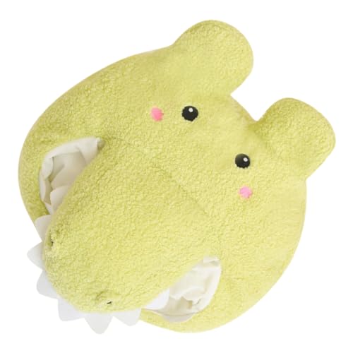 PERSELOSO Krokodilhut mit Kapuze Halloween Stirnband Cartoon-Kopfschmuck tierischer Kopfschmuck Accessoires Kopfbedeckung Fischkopfbedeckung lustige hüte für kurzer Plüsch von PERSELOSO