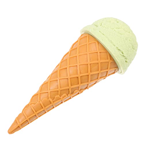 PERSELOSO Künstliches Eiscreme Modell PVC Eistüte Farbenfroh Realistisch Lebensmittelecht Sicher für Dekoration Party Fotorequisite von PERSELOSO