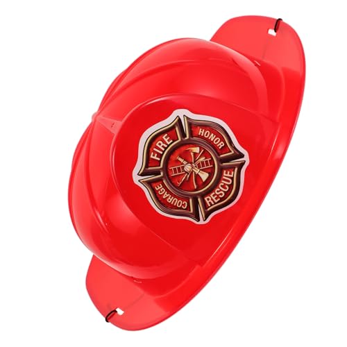 PERSELOSO Kunststoff-feuerwehrhut Für Kinder, Groß, Feuerwehrmann-kostüm, Hut, Feuerwehrmann, Spielzeughelm Für Kindergeburtstag, Halloween, Rollenspiel, Kostümzubehör PERSELOSO Kunststoff-feuerwehrhut Für Kinder, Groß, Feuerwehrmann-kostüm, Hut, Feuerwehrmann, Spielzeughelm Für Kindergeburtstag, Halloween, Rollenspiel, Kostümzubehör von PERSELOSO