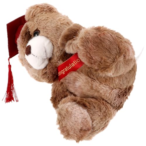 PERSELOSO Kuscheltier Bär mit Doktorhut Plüsch Abschlussbär als Erinnerungsstück Weicher Stofftier Bär für Graduierungsgeschenke für College und Schulabschlüsse PERSELOSO Kuscheltier Bär mit Doktorhut Plüsch Abschlussbär als Erinnerungsstück Weicher Stofftier Bär für Graduierungsgeschenke für College und Schulabschlüsse von PERSELOSO