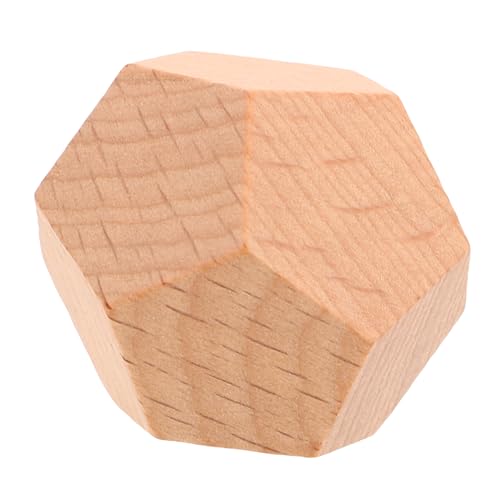 PERSELOSO Leere Holzwürfel für DIY Projekte und Lernspiele Unvollendete Holzwürfel für Erwachsene für Mathematiklernen und Unterhaltsame Versammlungen von PERSELOSO