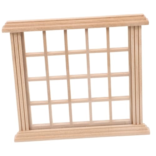 PERSELOSO Maßstab Fenster Modell Puppenhaus Zubehör Für Kreative Dekoration Und Kleine Wohnräume PERSELOSO Maßstab Fenster Modell Puppenhaus Zubehör Für Kreative Dekoration Und Kleine Wohnräume von PERSELOSO