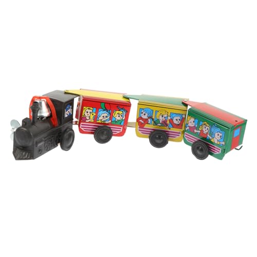 PERSELOSO Mechanisches Zug Retro Mit Waggons Nostalgisches Für Dekoratives Ornament Für Zuhause Frühes Lernen Und Kreatives von PERSELOSO