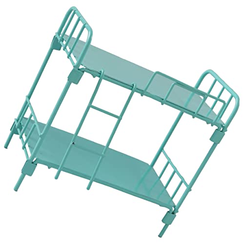 PERSELOSO Mini-Modell Auf Und Ab Mini-etagenbett Puppenschlafzimmerzubehör Miniatur-Puppen-etagenbett Etagenbett Für Puppen Miniatur-etagenbett Puppenbett Puppenmöbel Legierung Light Green PERSELOSO Mini-Modell Auf Und Ab Mini-etagenbett Puppenschlafzimmerzubehör Miniatur-Puppen-etagenbett Etagenbett Für Puppen Miniatur-etagenbett Puppenbett Puppenmöbel Legierung Light Green von PERSELOSO