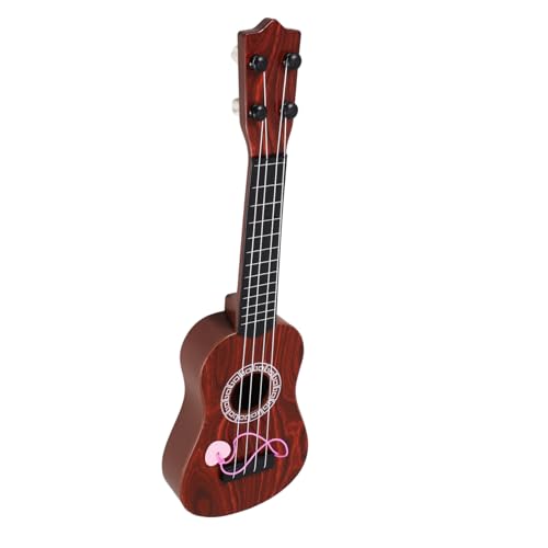 PERSELOSO Mini Ukulele für Lernspielzeug für Kleinkinder Große Rote Spielukulele für Anfänger Musikinstrument zur Musikalischen Früherziehung von PERSELOSO