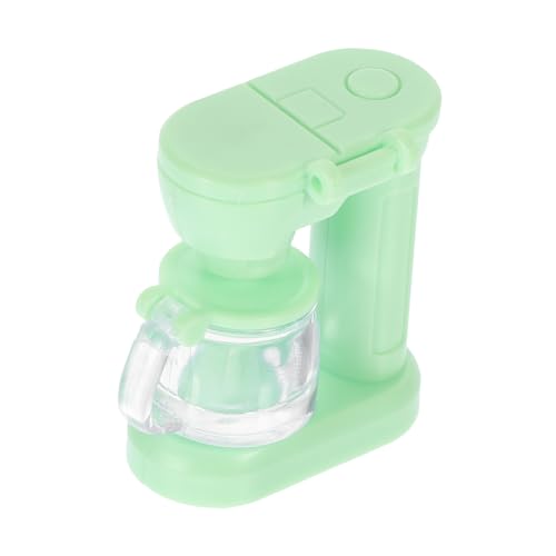 PERSELOSO Mini-kaffeemaschine Klein Kaffeemaschine Miniatur Kaffeemaschine Für Spielzeuge Kaffeekocher Kaffeevollautomat Kaffeekapselmaschine Green Pp von PERSELOSO