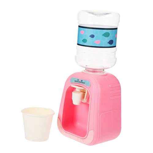 PERSELOSO Mini-puppenhaus Mini- Mit Wasserspender Kleiner Wasserspender Für Puppenhaus-wasserspender Wasserspender Rollenspiel Vorgeben Desktop-wasserbrunnen Plastik von PERSELOSO