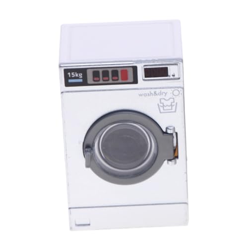 PERSELOSO Mini-waschmaschinenmodell Puppenhaus-badezimmerzubehör Waschmaschine Für Puppen Puppenhaus-Waschmaschine Wäsche Rollenspielset Miniatur Zubehör Für Puppenhäuser Plastik PERSELOSO Mini-waschmaschinenmodell Puppenhaus-badezimmerzubehör Waschmaschine Für Puppen Puppenhaus-Waschmaschine Wäsche Rollenspielset Miniatur Zubehör Für Puppenhäuser Plastik von PERSELOSO