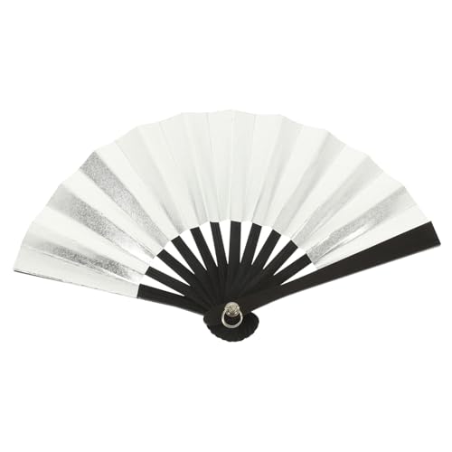 PERSELOSO Miniatur Faltbarer Handfächer aus Papier und Holz Mini DIY Vintage Handheld Fan Stabiles Material Leichte Tragbarkeit als Puppen Party dekoration Fotorequisite von PERSELOSO