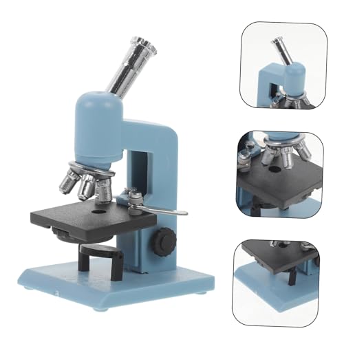 PERSELOSO Miniatur Mikroskop Modell aus Robustem Realistische Puppenhaus Deko Spielerisches Rollenspiel Zubehör Detailgetreues Mini Haus Accessoire für Sammler Blau PERSELOSO Miniatur Mikroskop Modell aus Robustem Realistische Puppenhaus Deko Spielerisches Rollenspiel Zubehör Detailgetreues Mini Haus Accessoire für Sammler Blau von PERSELOSO