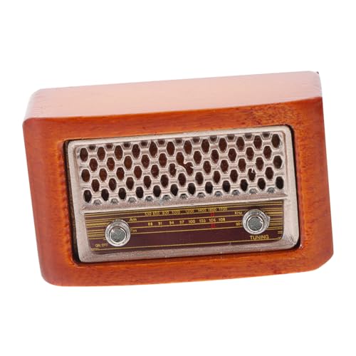 PERSELOSO Miniatur-Retro-Radio Winzige Funkgeräte Mini-haushandwerk Desktop-Modell Kleine Funkgeräte Mini- -mini-Radio Mini- -dekore Mini-Radio-schmuck Mini-radiofiguren Brown Eisen PERSELOSO Miniatur-Retro-Radio Winzige Funkgeräte Mini-haushandwerk Desktop-Modell Kleine Funkgeräte Mini- -mini-Radio Mini- -dekore Mini-Radio-schmuck Mini-radiofiguren Brown Eisen von PERSELOSO