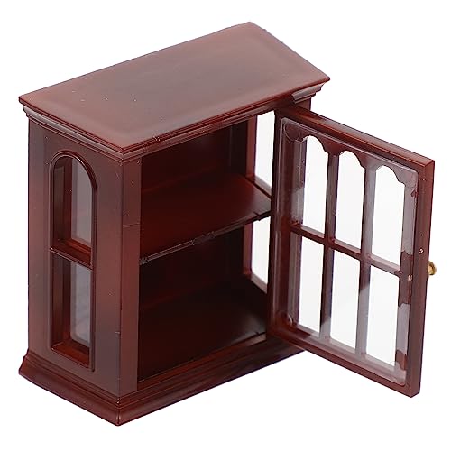 PERSELOSO Miniatur Schrank Modell aus Kunststoff Vintage Puppenhaus Zubehör für Wohnzimmer Küche und Schlafzimmer Dekoratives Mini Möbelstück für Kreative Szenen und Layouts PERSELOSO Miniatur Schrank Modell aus Kunststoff Vintage Puppenhaus Zubehör für Wohnzimmer Küche und Schlafzimmer Dekoratives Mini Möbelstück für Kreative Szenen und Layouts von PERSELOSO
