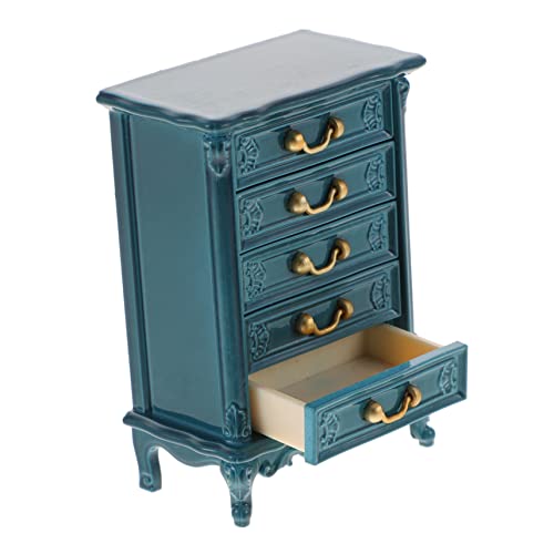 PERSELOSO Miniatur Schrank für Puppenhaus Blau aus Robustem Material für Realistische Szenen zu Gestalten Fantasie Anzuregen für DIY Projekte und Kindergartenaktivitäten PERSELOSO Miniatur Schrank für Puppenhaus Blau aus Robustem Material für Realistische Szenen zu Gestalten Fantasie Anzuregen für DIY Projekte und Kindergartenaktivitäten von PERSELOSO