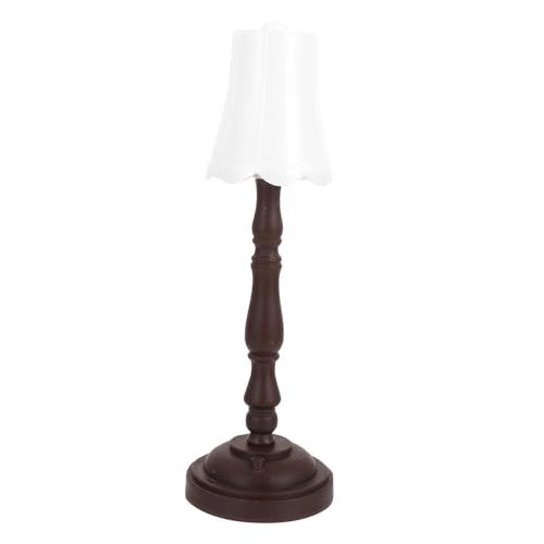 PERSELOSO Miniatur Stehlampe für Puppenhaus LED Tischlampe im Vintage Stil Dekorative Mini Leuchte für Wohn und Schlafzimmer Warmes Licht für Puppenhaus Dekoration PERSELOSO Miniatur Stehlampe für Puppenhaus LED Tischlampe im Vintage Stil Dekorative Mini Leuchte für Wohn und Schlafzimmer Warmes Licht für Puppenhaus Dekoration von PERSELOSO