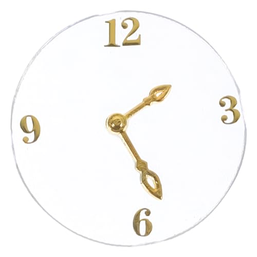 PERSELOSO Miniatur-Wanduhr Miniaturen puppenhaus Miniatur bausatz selber Machen Häuser Miniaturpuppenhaus -Kit Märchengarten Dekoration winzige Möbel kleine Uhr Miniaturartikel Acryl PERSELOSO Miniatur-Wanduhr Miniaturen puppenhaus Miniatur bausatz selber Machen Häuser Miniaturpuppenhaus -Kit Märchengarten Dekoration winzige Möbel kleine Uhr Miniaturartikel Acryl von PERSELOSO