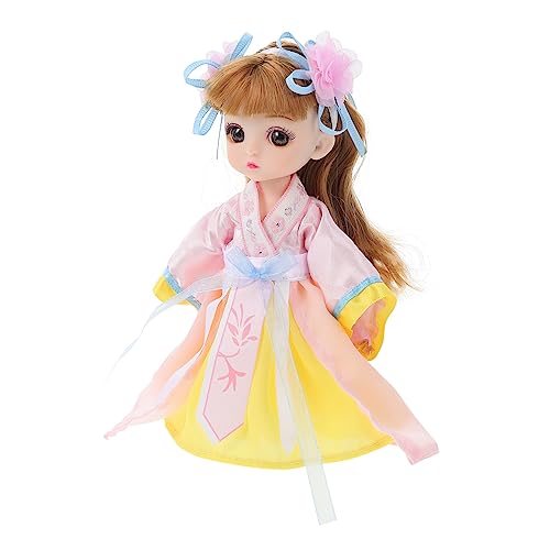 PERSELOSO Mittherbstfest-Puppe Kinderspielzeug Puppenspielzeug wiedergeborene Babypuppen realistische Babypuppe Mädchen Kinderkostüm Puppe für Babypuppen Kunststoff Rosa von PERSELOSO