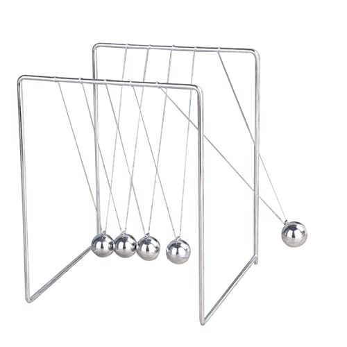 PERSELOSO Newton-Schmuck Schreibtisch Spinnen Mini Ball Newton-Wiegenwaage für hühner zabawki stymulujące rozwój vibroei Dynamik-Experiment-Tool Wohnkultur Silver von PERSELOSO