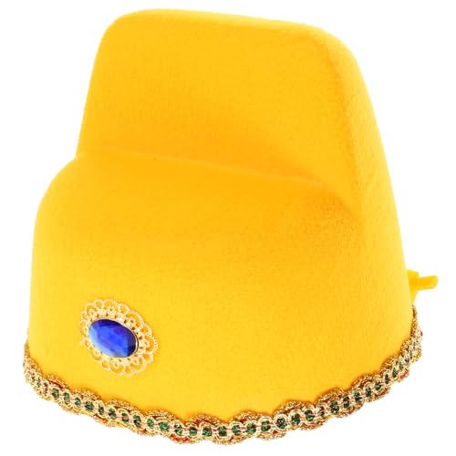 PERSELOSO Gelbe Kappe Für Kinder Chinesischer Hut Cosplay-partyhut Requisite Bühnenauftritt Traditioneller Stil Festliche Karnevalsdekoration PERSELOSO Gelbe Kappe Für Kinder Chinesischer Hut Cosplay-partyhut Requisite Bühnenauftritt Traditioneller Stil Festliche Karnevalsdekoration von PERSELOSO