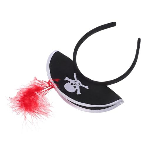 PERSELOSO Piraten Stirnband mit Elastischem Band Detailliertes Piratenhut Design Bequemes Kostümzubehör für Dress Up Party Rollenspiel und Halloween Universelle Passform für Erwachsene PERSELOSO Piraten Stirnband mit Elastischem Band Detailliertes Piratenhut Design Bequemes Kostümzubehör für Dress Up Party Rollenspiel und Halloween Universelle Passform für Erwachsene von PERSELOSO