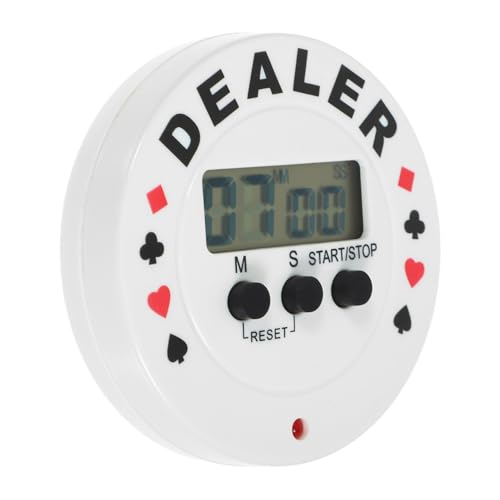 PERSELOSO Poker Timer Kleiner Digitaler Countdown Timer für Brettspiele für Partys Familientreffen und Clubs zu Minuten und Sekunden Hohe PERSELOSO Poker Timer Kleiner Digitaler Countdown Timer für Brettspiele für Partys Familientreffen und Clubs zu Minuten und Sekunden Hohe von PERSELOSO