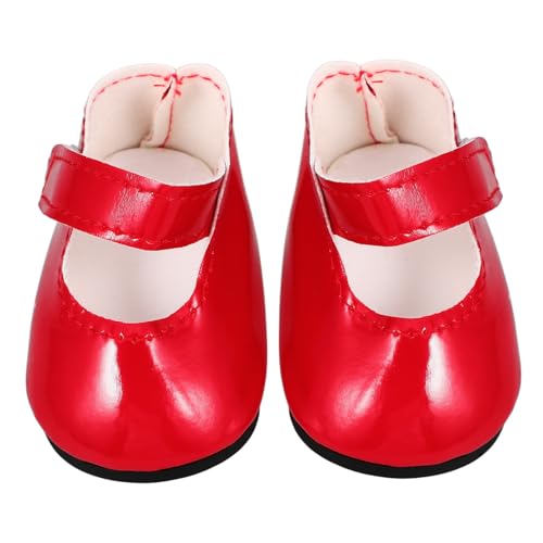 PERSELOSO Puppe Schuhe Miniatur Pu Leder Kleid Schuhe Puppe Dress Up Schuhe Pretend Spielen Winzige Schuhe Zubehör Für 18 Zoll Puppen PERSELOSO Puppe Schuhe Miniatur Pu Leder Kleid Schuhe Puppe Dress Up Schuhe Pretend Spielen Winzige Schuhe Zubehör Für 18 Zoll Puppen von PERSELOSO