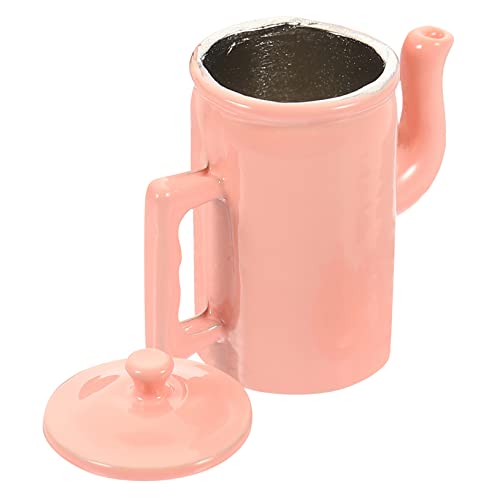 PERSELOSO Puppenhaus Wasserkocher Puppenhaus Möbel Mini Puppenhaus Wassertopf Puppenhaus Mini Kaffeekanne Mini Kaffeekanne Requisite Für Puppenhaus Metall Mini Kaffeekanne Mit von PERSELOSO