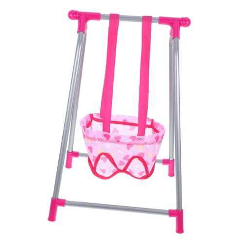 PERSELOSO Puppenschaukel Dekoratives Schaukelmodell DIY Mini Werkzeuge Puppenhaus Zubehör Heimdekorationen Puppe Schaukelt Puppenhausverzierungen Mikrolandschaftsmodelle Plastik von PERSELOSO