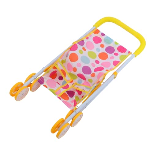 PERSELOSO Puppenwagen für Faltbarer Kinderwagen mit Stauraum für Snacks Bewegliches Modell für Rollenspiele für Eltern Interaktionen PERSELOSO Puppenwagen für Faltbarer Kinderwagen mit Stauraum für Snacks Bewegliches Modell für Rollenspiele für Eltern Interaktionen von PERSELOSO