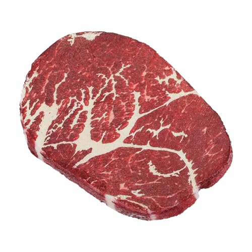 PERSELOSO Realistisches Steakmodell aus Kunstmaterial Lebensnahe Nachbildung für Fotografie Dekoration und Lehrdemonstrationen Hochwertiges Lebensmittelmodell aus Polymerharz von PERSELOSO