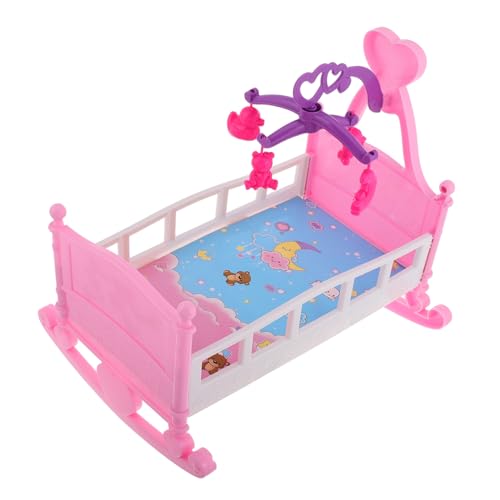 PERSELOSO Satz Schaukelbett Für Puppen Mini-puppenhaus- Betten Modell Miniatur-puppenstubenbett Mini Möbel Für Dollhouse Puppenhauszubehör Puppenhaus Swinging Bett Bettmodell Plastik PERSELOSO Satz Schaukelbett Für Puppen Mini-puppenhaus- Betten Modell Miniatur-puppenstubenbett Mini Möbel Für Dollhouse Puppenhauszubehör Puppenhaus Swinging Bett Bettmodell Plastik von PERSELOSO