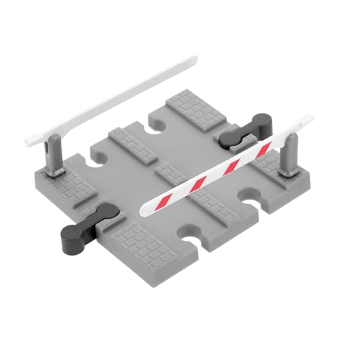 PERSELOSO Schienenzubehör Bahnübergang Schranke aus Kunststoff Realistisch für Kreative zum Bauen von Eisenbahnstrecken Fördert Vorstellungskraft und Motorische Fähigkeiten PERSELOSO Schienenzubehör Bahnübergang Schranke aus Kunststoff Realistisch für Kreative zum Bauen von Eisenbahnstrecken Fördert Vorstellungskraft und Motorische Fähigkeiten von PERSELOSO