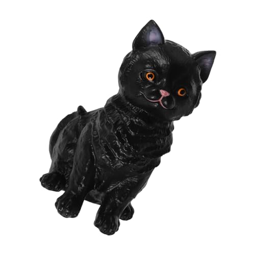 PERSELOSO Schwarzes Katzenspielzeug Kätzchen Karikatur Figuren Katzenbrunnen Untersetzer Geschwollen Für Katzen Gefälscht Schwarze Katzenfigur Katzentunnel Black Weltraumsand PERSELOSO Schwarzes Katzenspielzeug Kätzchen Karikatur Figuren Katzenbrunnen Untersetzer Geschwollen Für Katzen Gefälscht Schwarze Katzenfigur Katzentunnel Black Weltraumsand von PERSELOSO