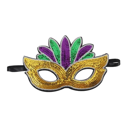 PERSELOSO Shiny Mardi Gras Mask Karnevals Kostüm Party Kostüm Brillen Maskerade Mask Gras Accessoires Foto Requisiten PERSELOSO Shiny Mardi Gras Mask Karnevals Kostüm Party Kostüm Brillen Maskerade Mask Gras Accessoires Foto Requisiten von PERSELOSO