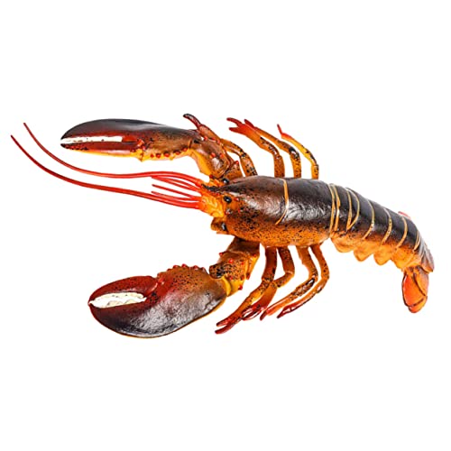 PERSELOSO Simulation Von Tierfiguren Realistische Tierfiguren Hummer-Modell Künstlicher Hummer Meerestierfiguren Fischtankdekor Gefälschter Hummer Krabbelndes Babyspielzeug Tiere Plastik von PERSELOSO